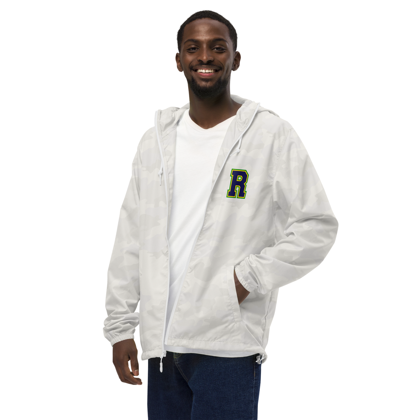 Unisex lightweight zip up windbreaker